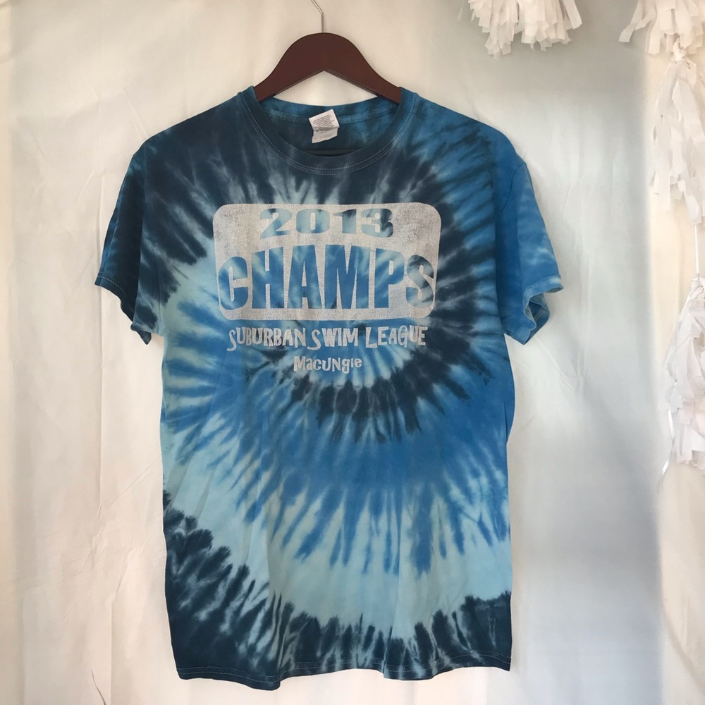 Tie Dye Swim Champs T-shirt US Size M